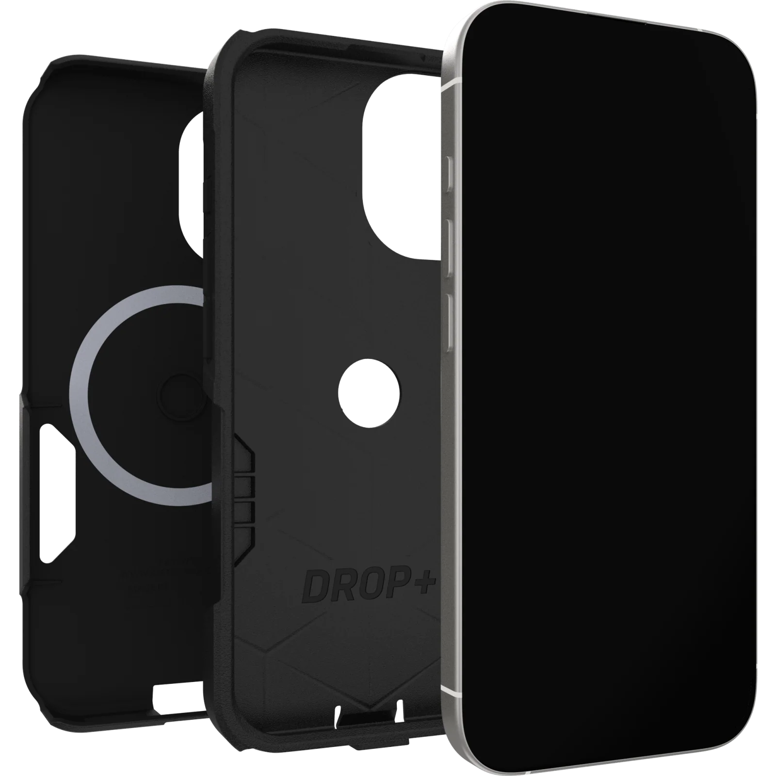 OtterBox Commuter Slim MagSafe Case & Camera Control Button for iPhone 17 Standard – Black - Image 3