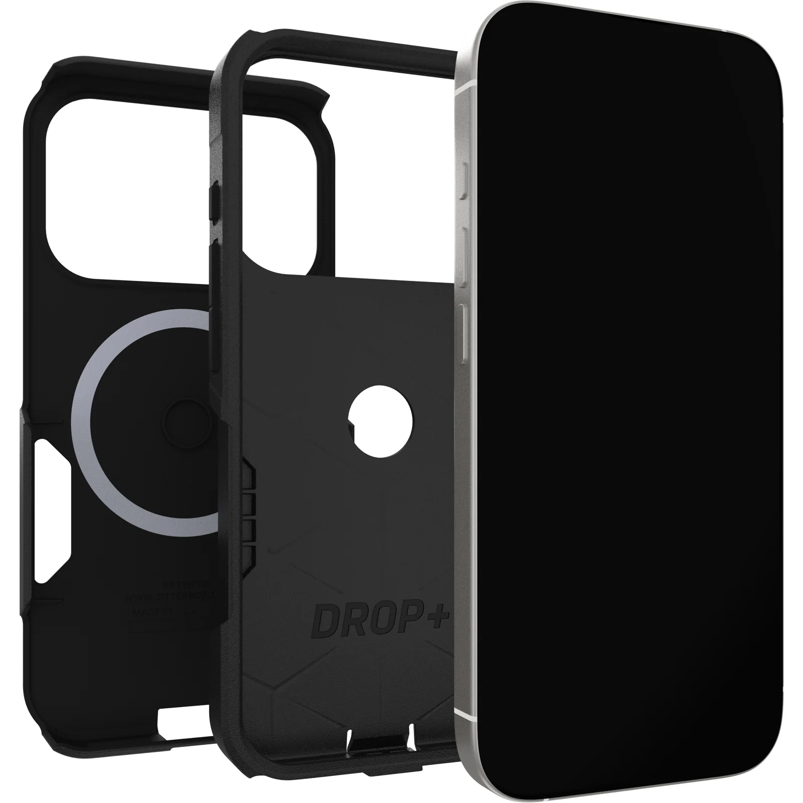 OtterBox Commuter Slim MagSafe Case with Camera Control Button for iPhone 17 Pro – Black - Image 4