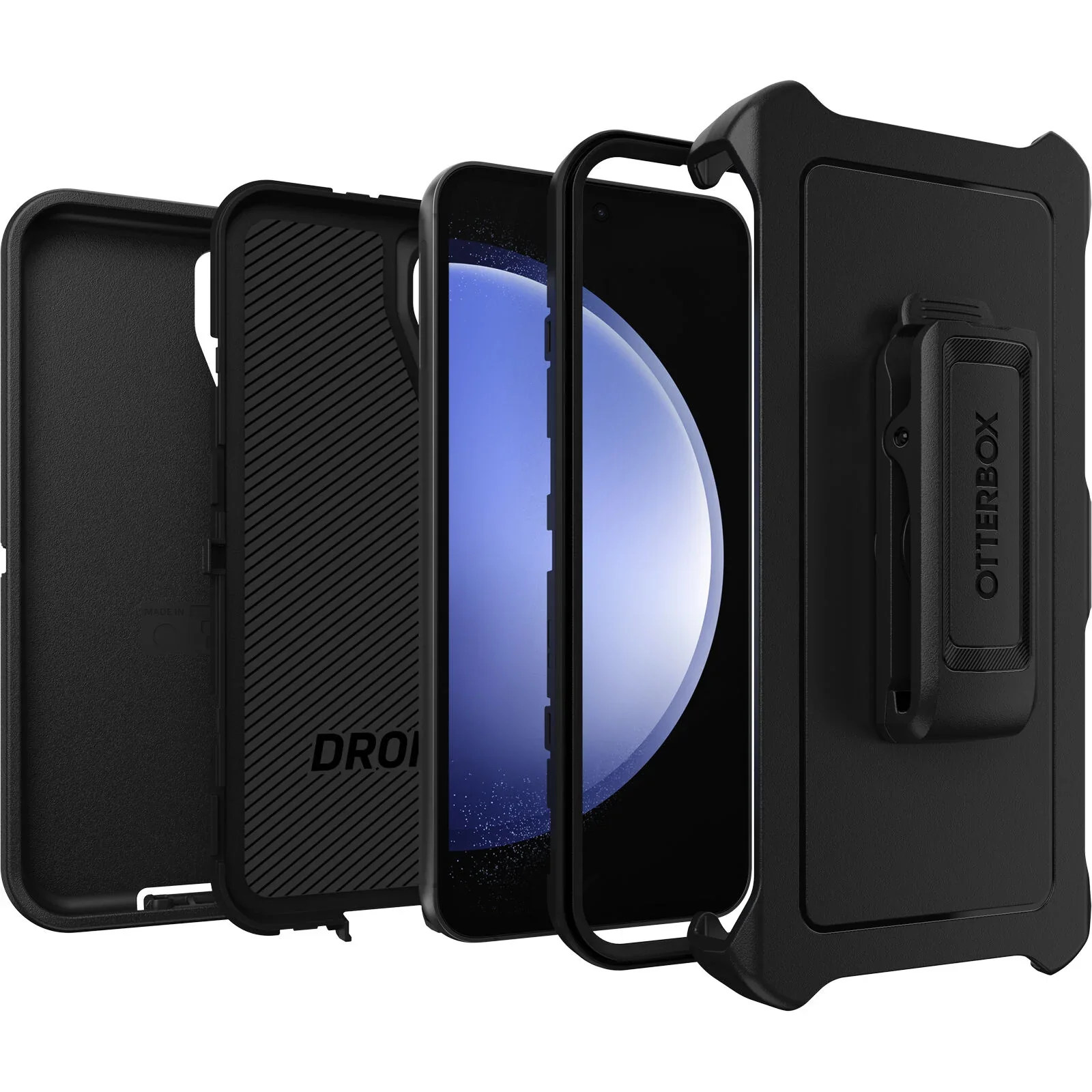 Otterbox Defender Case Samsung S23 FE 6.4 inch - Black - Image 3