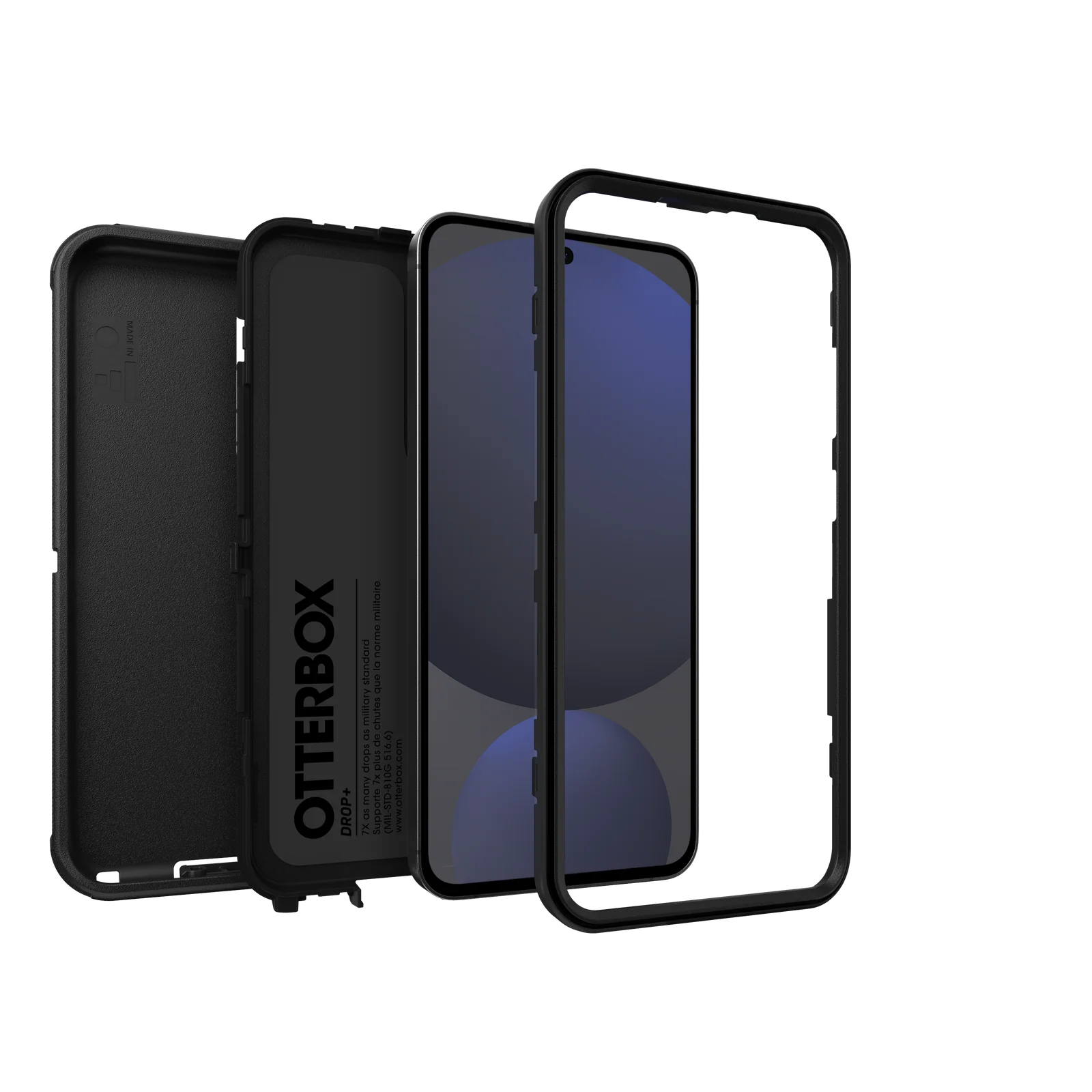 Otterbox Defender Case Samsung S24 FE 5G 6.7 inch (NO HOLSTER) - Black - Image 3