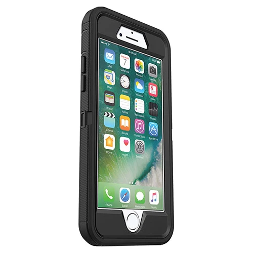 OtterBox Defender Case iPhone SE 2022 / 2020 / 8 / 7 - Black - Image 4