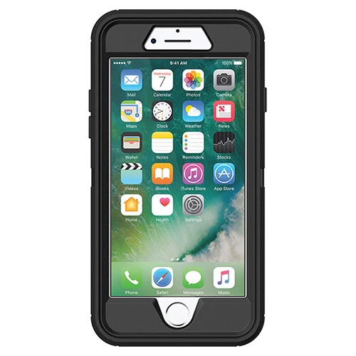 OtterBox Defender Case iPhone SE 2022 / 2020 / 8 / 7 - Black - Image 5