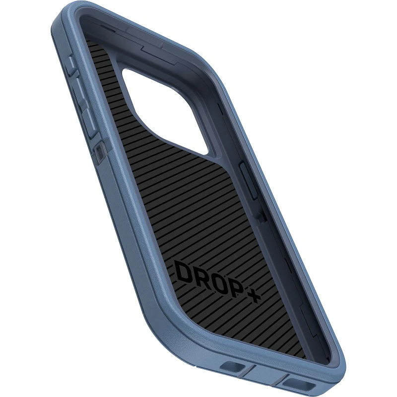 OtterBox Defender iPhone 15 Pro 6.1 Case Baby Blue Jeans - Image 3