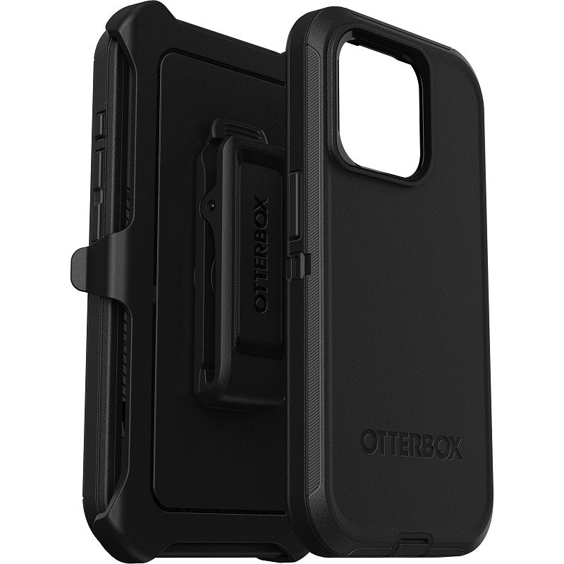 OtterBox Defender iPhone 15 Pro 6.1 Case Black - Image 4