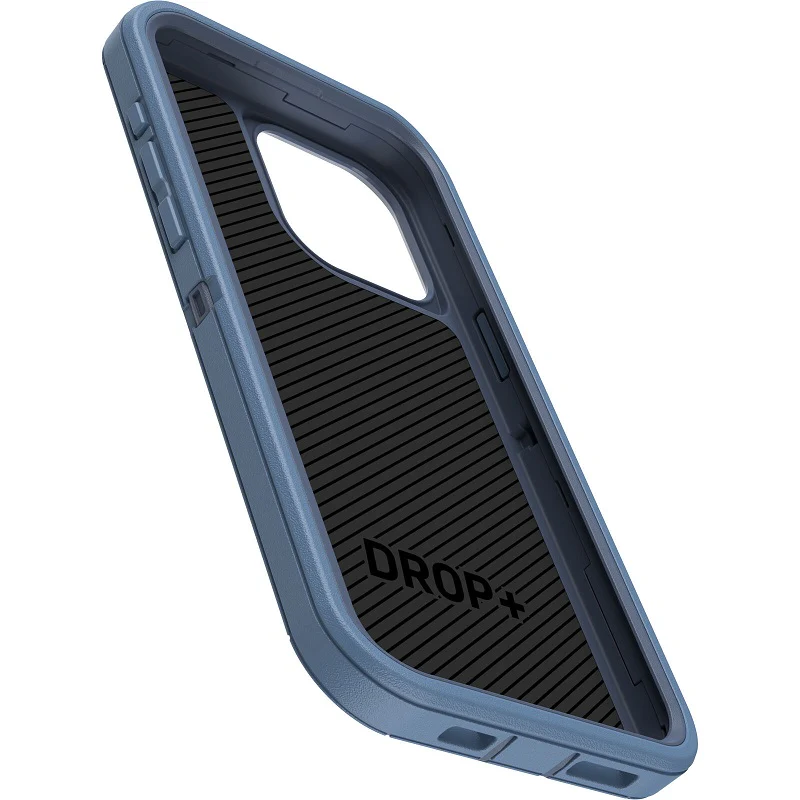 OtterBox Defender iPhone 15 Pro Max 6.7 Case Baby Blue Jeans - Image 3