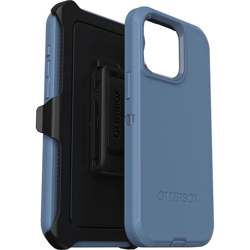 OtterBox Defender iPhone 15 Pro Max 6.7 Case Baby Blue Jeans - Image 4