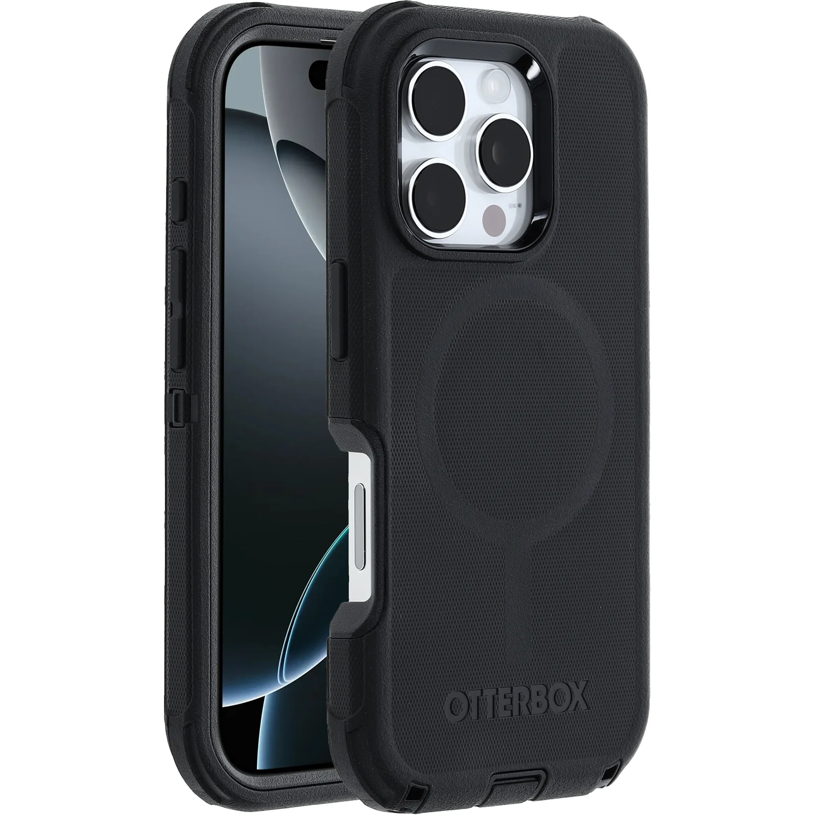 OtterBox Defender with MagSafe for iPhone 16 Pro Max 6.9" Case - Black - Image 2