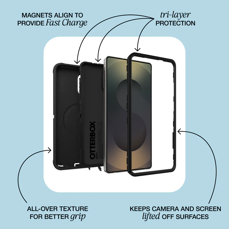 Otterbox Defender Pro Magnets for Samsung Galaxy S26 Plus - Riverside Blue - Image 5