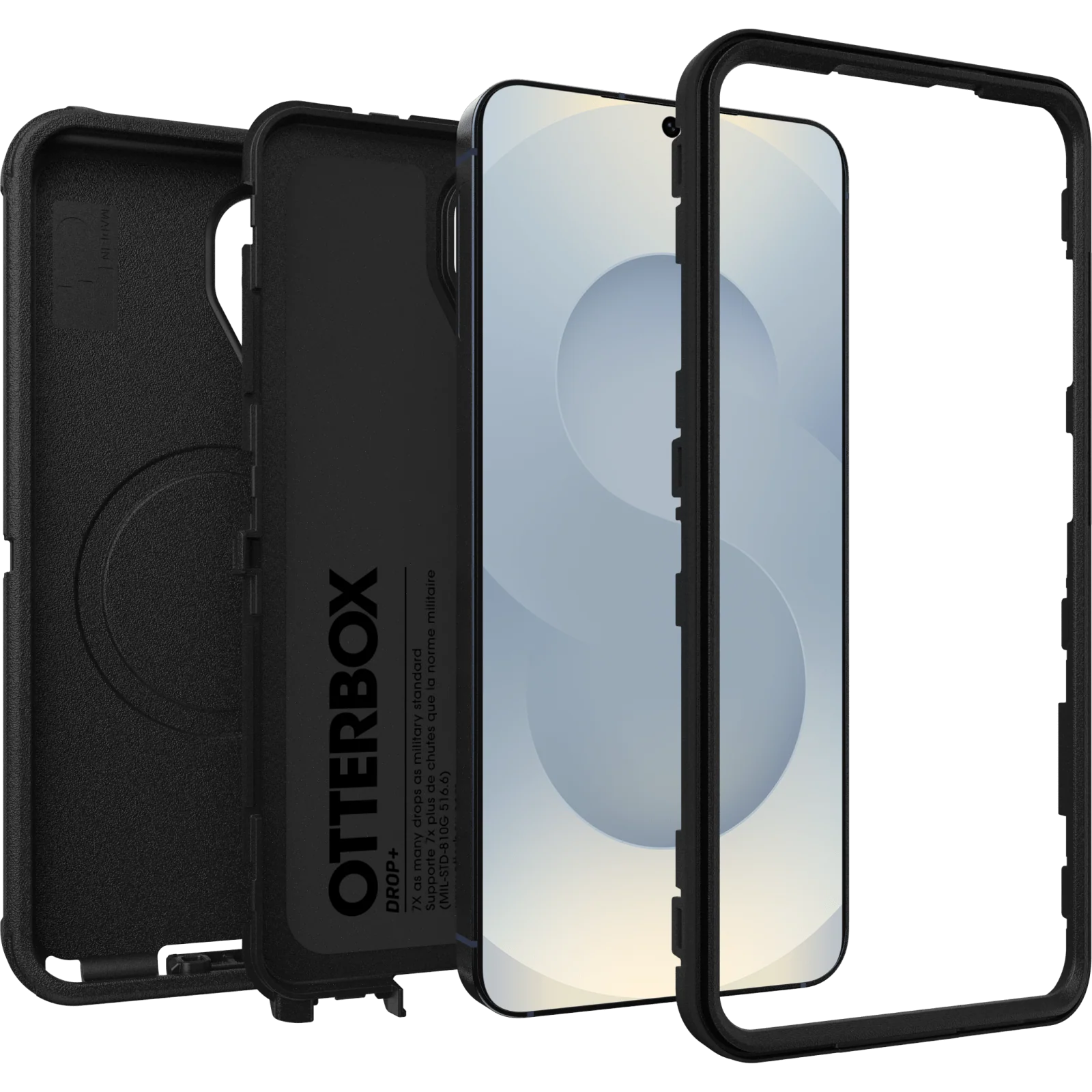 Otterbox Defender Pro Magnets for Samsung Galaxy S26 standard - Black - Image 5
