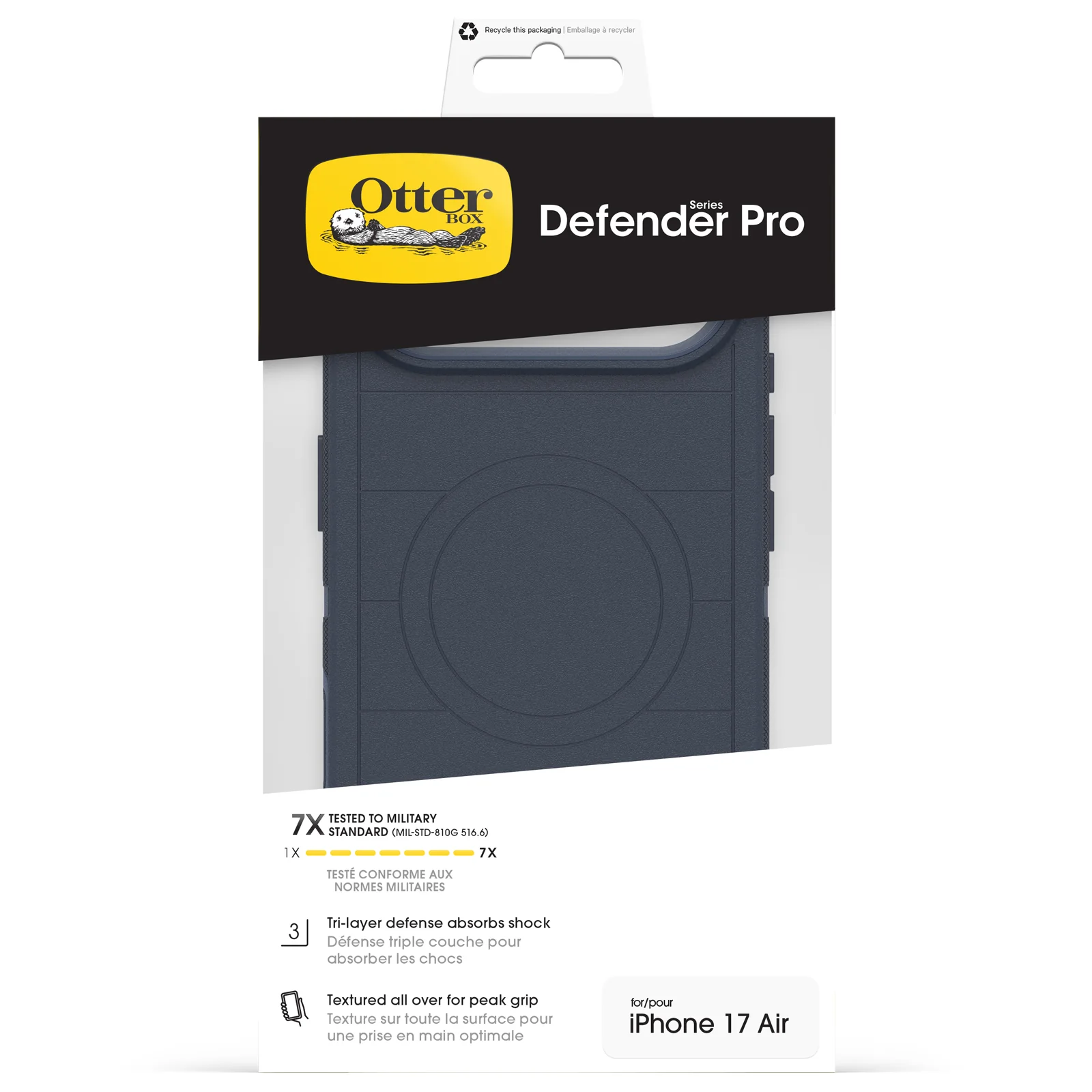 OtterBox Defender Pro MagSafe Case & Camera Control Button iPhone 17 Air – Riverside Blue - Image 3