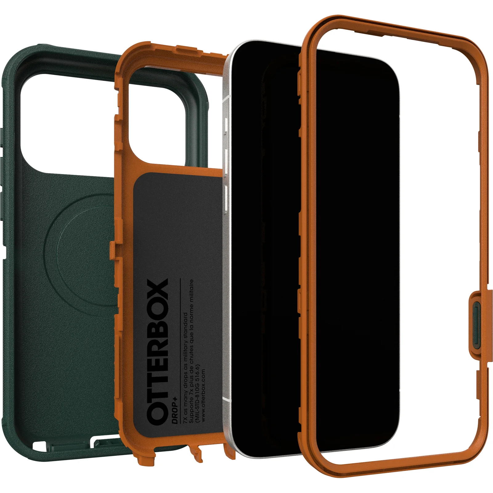 OtterBox Defender Pro Rugged MagSafe Case & Camera Control Button iPhone 17 Pro Max – Green - Image 5
