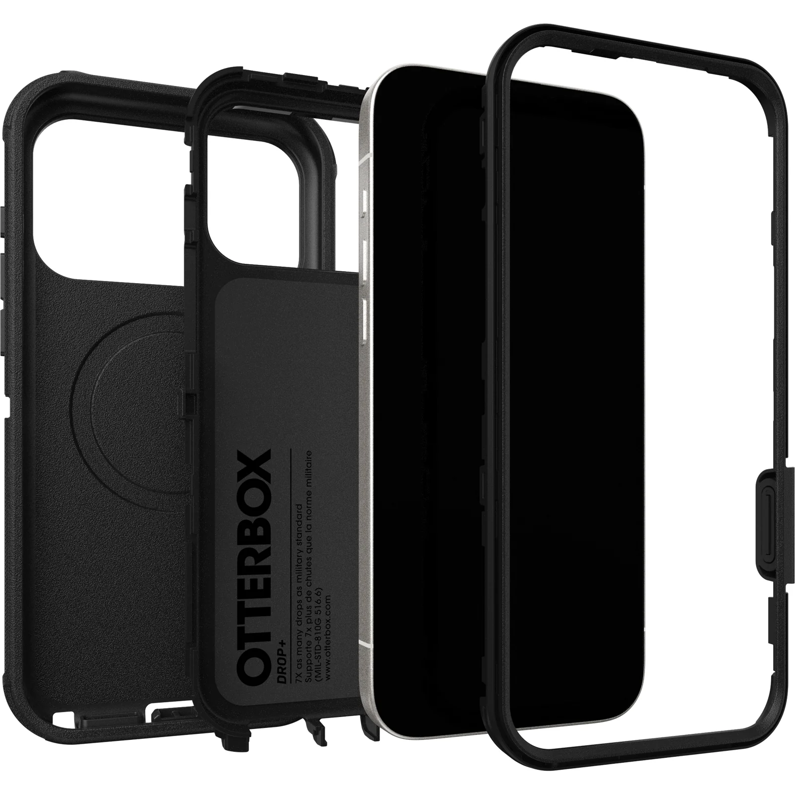 OtterBox Defender Pro Rugged MagSafe Case & Camera Control Button iPhone 17 Pro Max – Black - Image 5