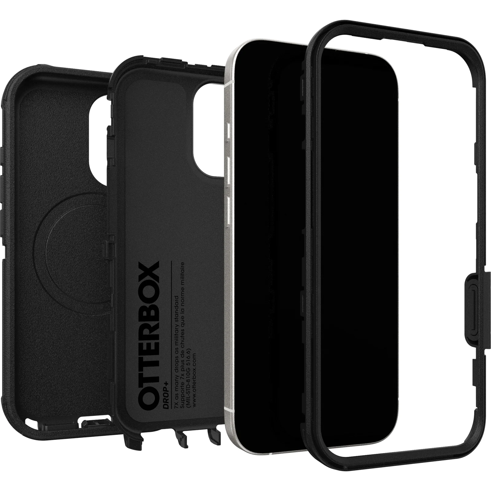 OtterBox Defender Pro Rugged MagSafe Case & Camera Control Button iPhone 17 Standard – Black - Image 6