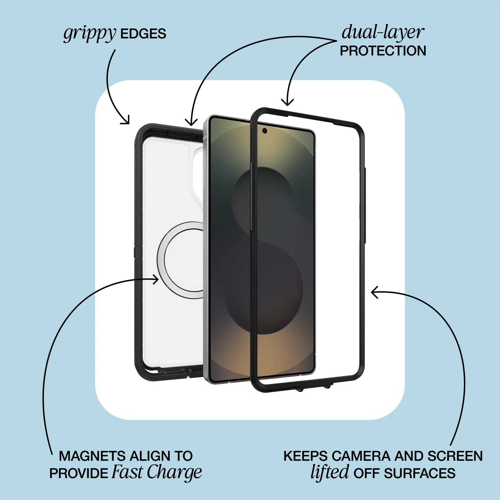 Otterbox Defender Pro XT Magnets for Samsung Galaxy S26 Ultra - Clear Darkside - Image 2