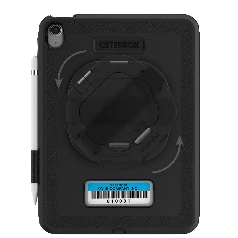 OtterBox Defender ProPack Handstrap & Kickstand Case iPad 10th / 11th 10.9 inch - Black - Image 4