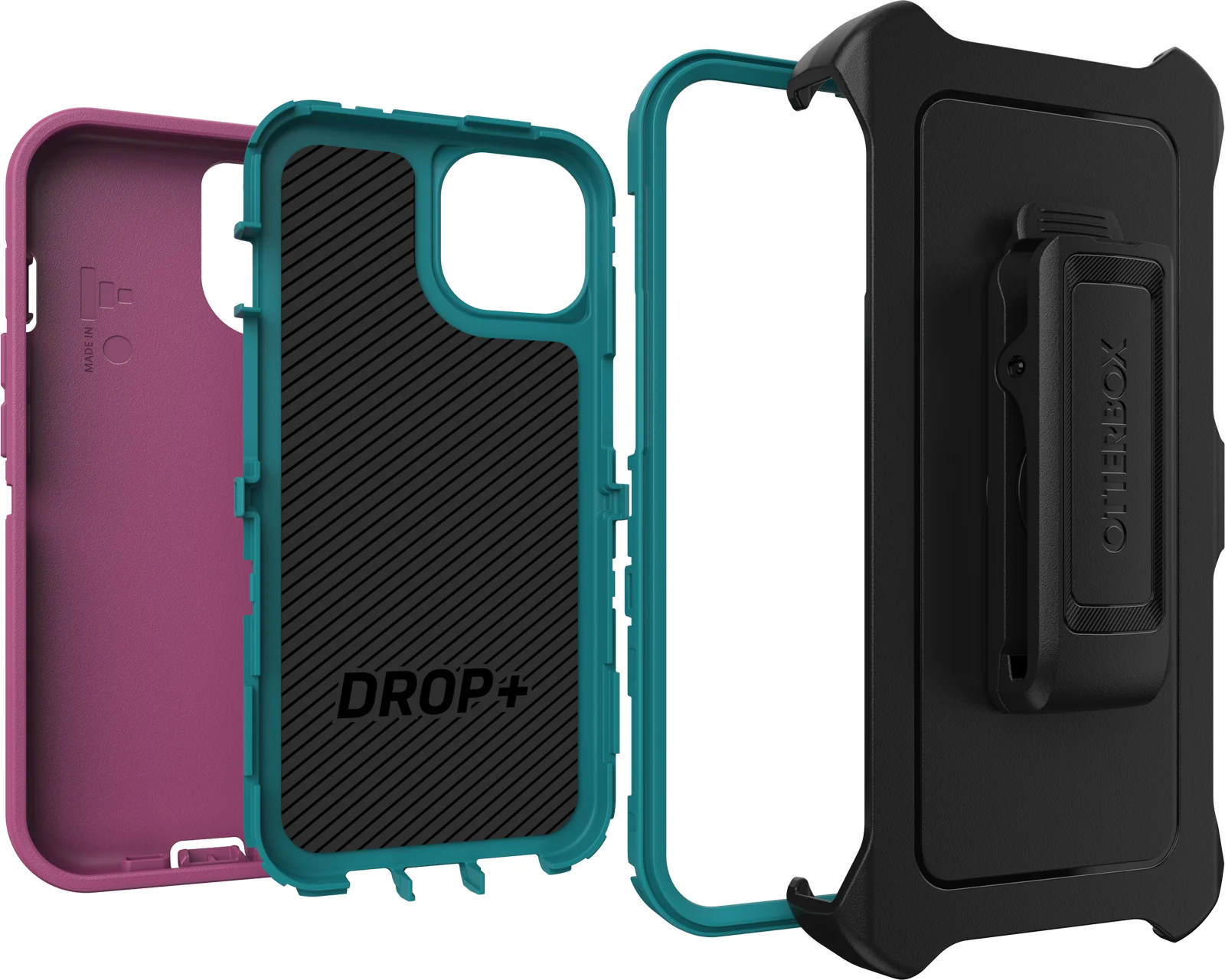 Otterbox Defender Tough Case iPhone 14 Plus 6.7 inch Pink - Image 2