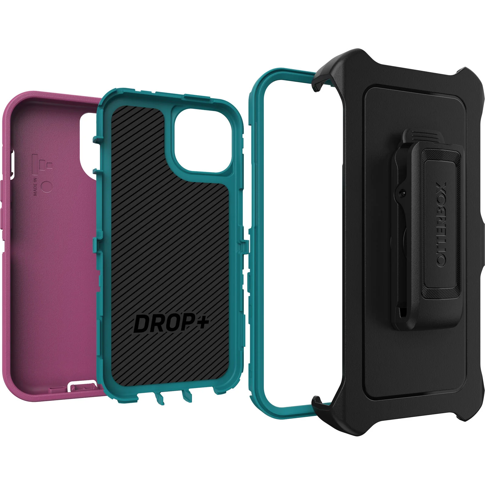 Otterbox Defender Tough Case iPhone 14 Pro 6.1 inch Pink - Image 4