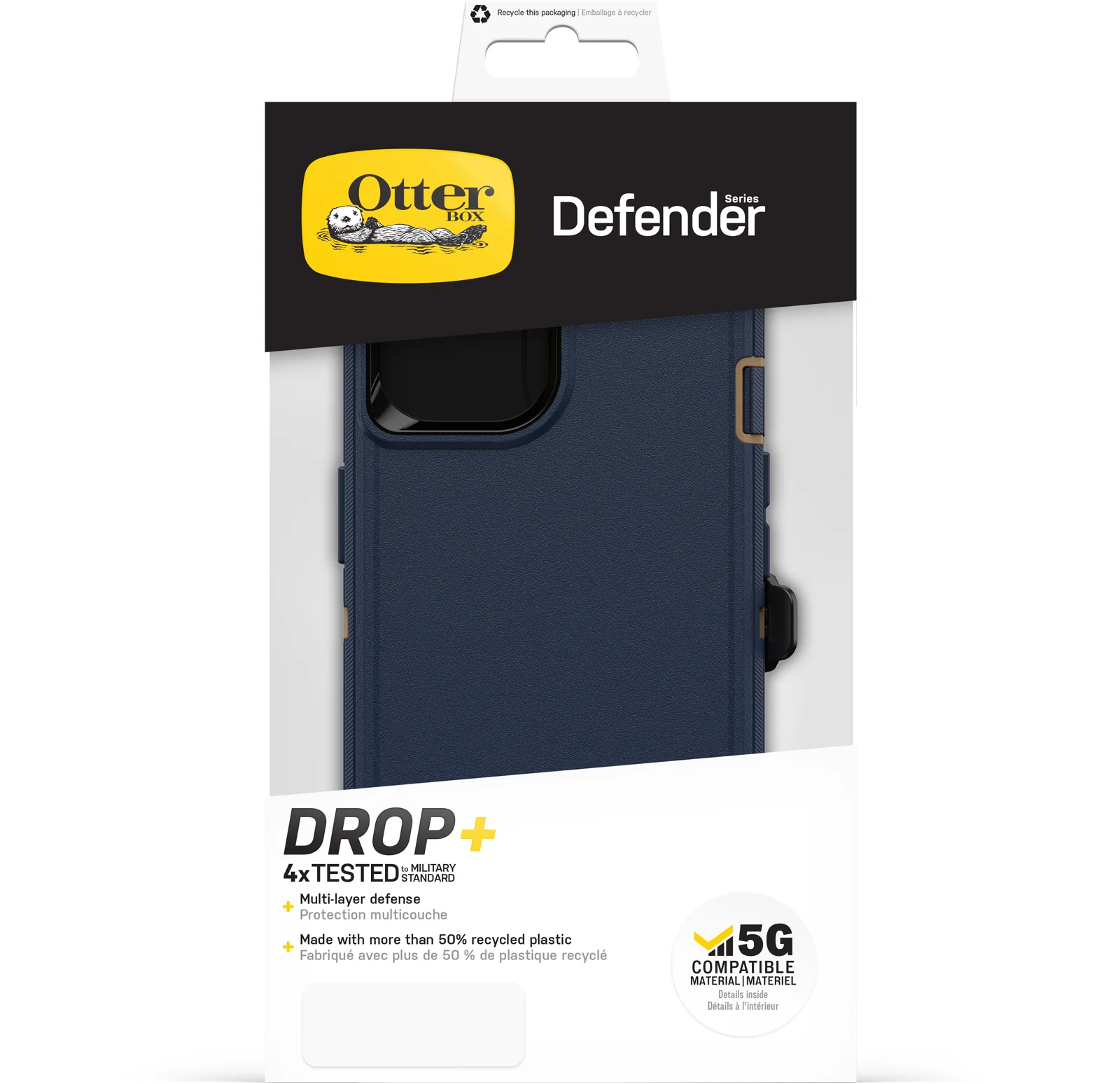 Otterbox Defender Tough Case iPhone 14 Pro Max 6.7 inch Blue - Image 7