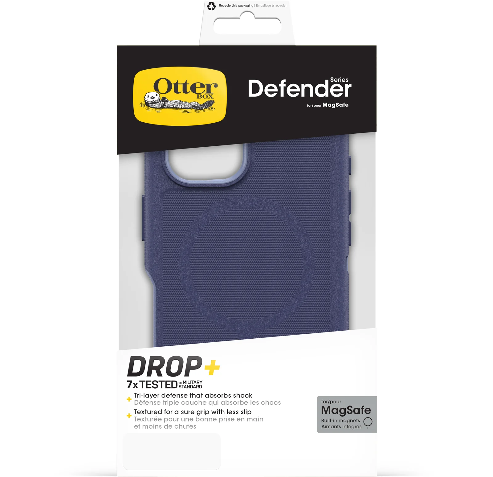 OtterBox Defender with MagSafe for iPhone 16 Pro Max 6.9" Case - Denver Dusk Purple - Image 6