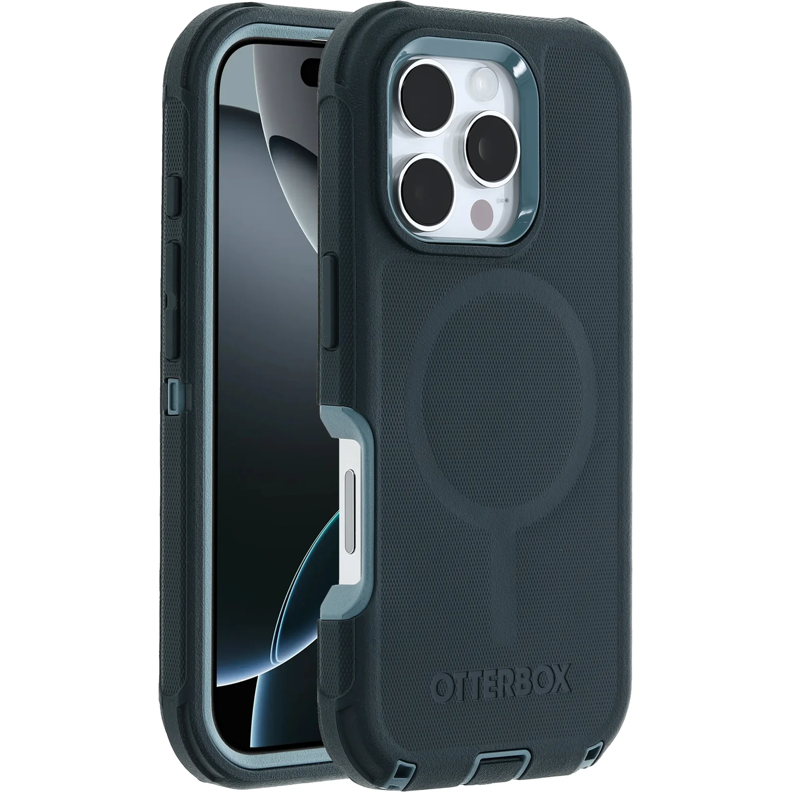 OtterBox Defender with MagSafe for iPhone 16 Pro Max 6.9" Case - Sagebrush Green - Image 2