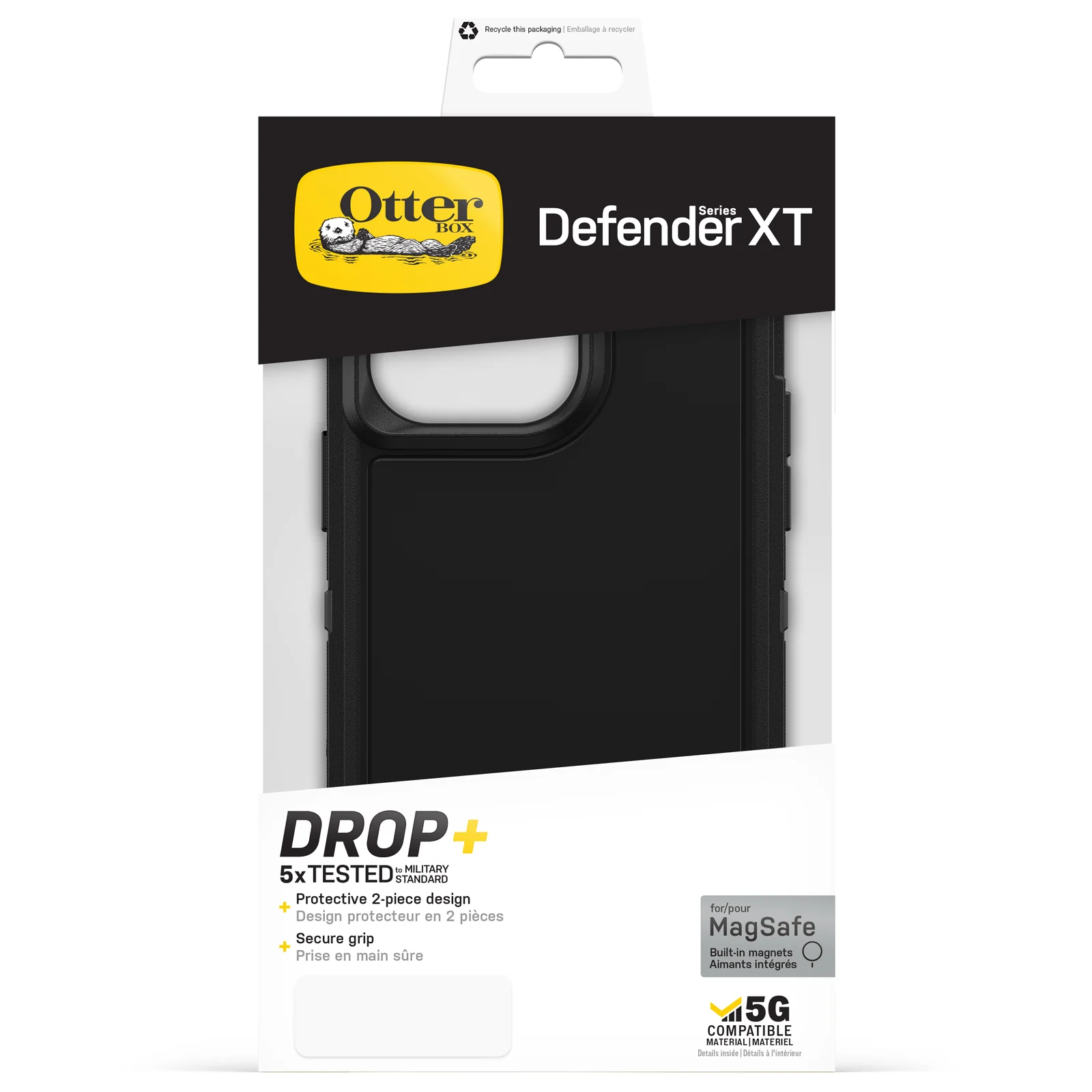 Otterbox Defender XT Tough MagSafe iPhone 14 Pro Max 6.7 inch Black - Image 5