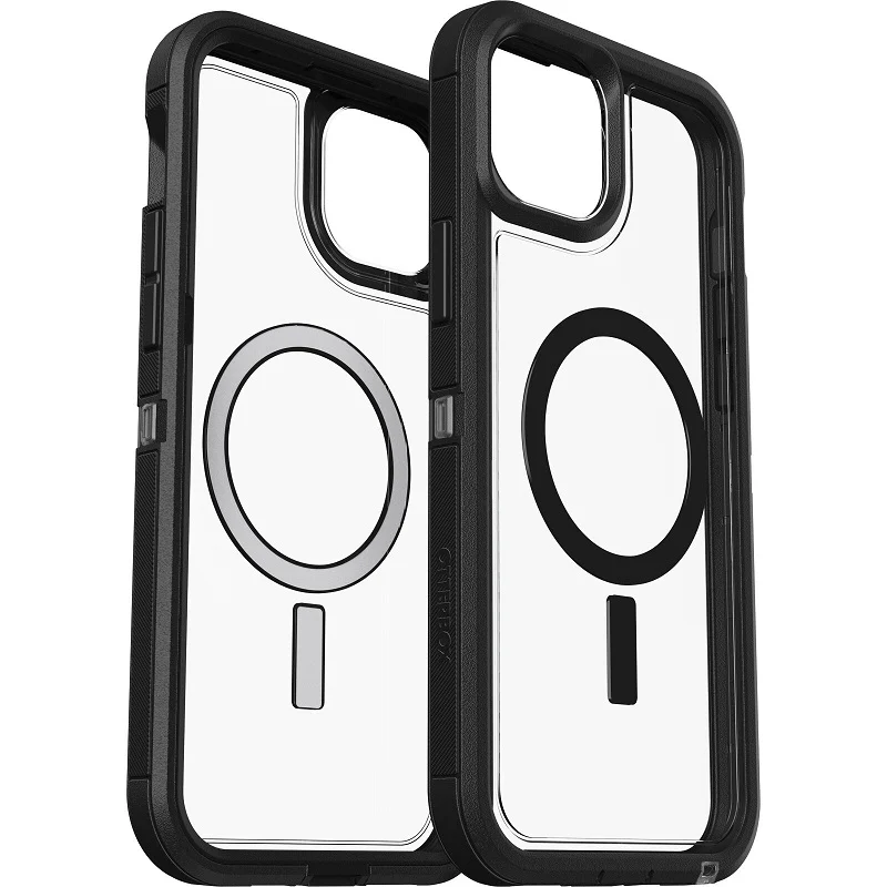 OtterBox Defender XT Clear MagSafe iPhone 15 Plus & 14 Plus 6.7 Case Clear/Black - Image 4
