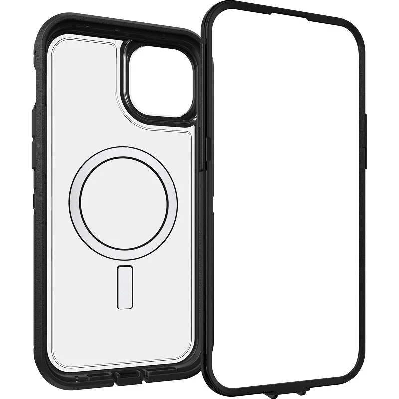 OtterBox Defender XT Clear MagSafe iPhone 15 Plus & 14 Plus 6.7 Case Clear/Black - Image 5