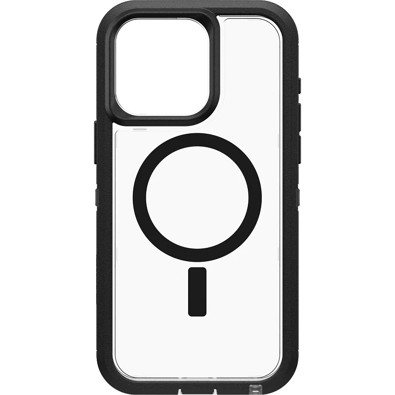 OtterBox Defender XT Clear MagSafe iPhone 15 Pro Max 6.7 Case Clear/Black - Image 2