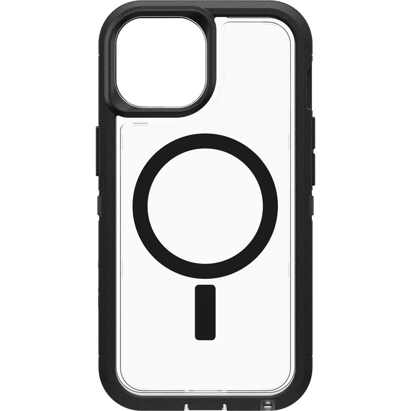 OtterBox Defender XT Clear MagSafe iPhone 17e / 16e / 15 / 14 / 13 Standard 6.1 Case Clear/Black - Image 2
