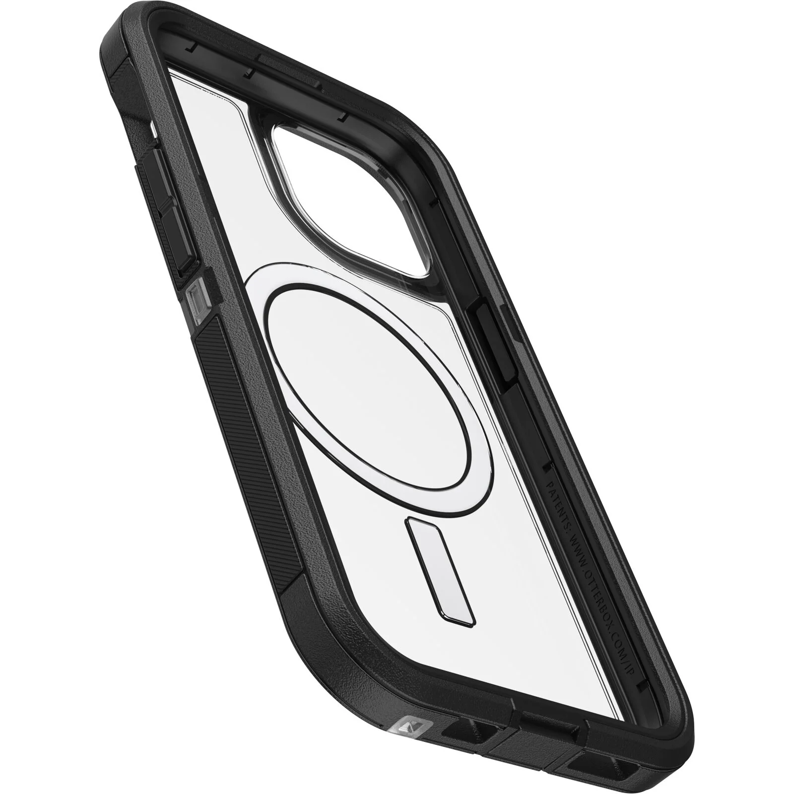 OtterBox Defender XT Clear MagSafe iPhone 17e / 16e / 15 / 14 / 13 Standard 6.1 Case Clear/Black - Image 3