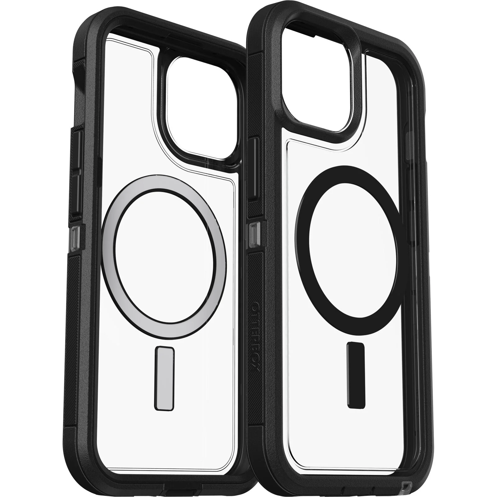OtterBox Defender XT Clear MagSafe iPhone 17e / 16e / 15 / 14 / 13 Standard 6.1 Case Clear/Black - Image 4