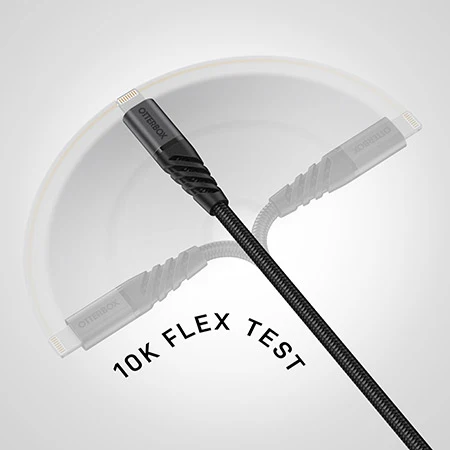 Otterbox Durable Premium Cable USB-C to USB-A 1M - Black - Image 3