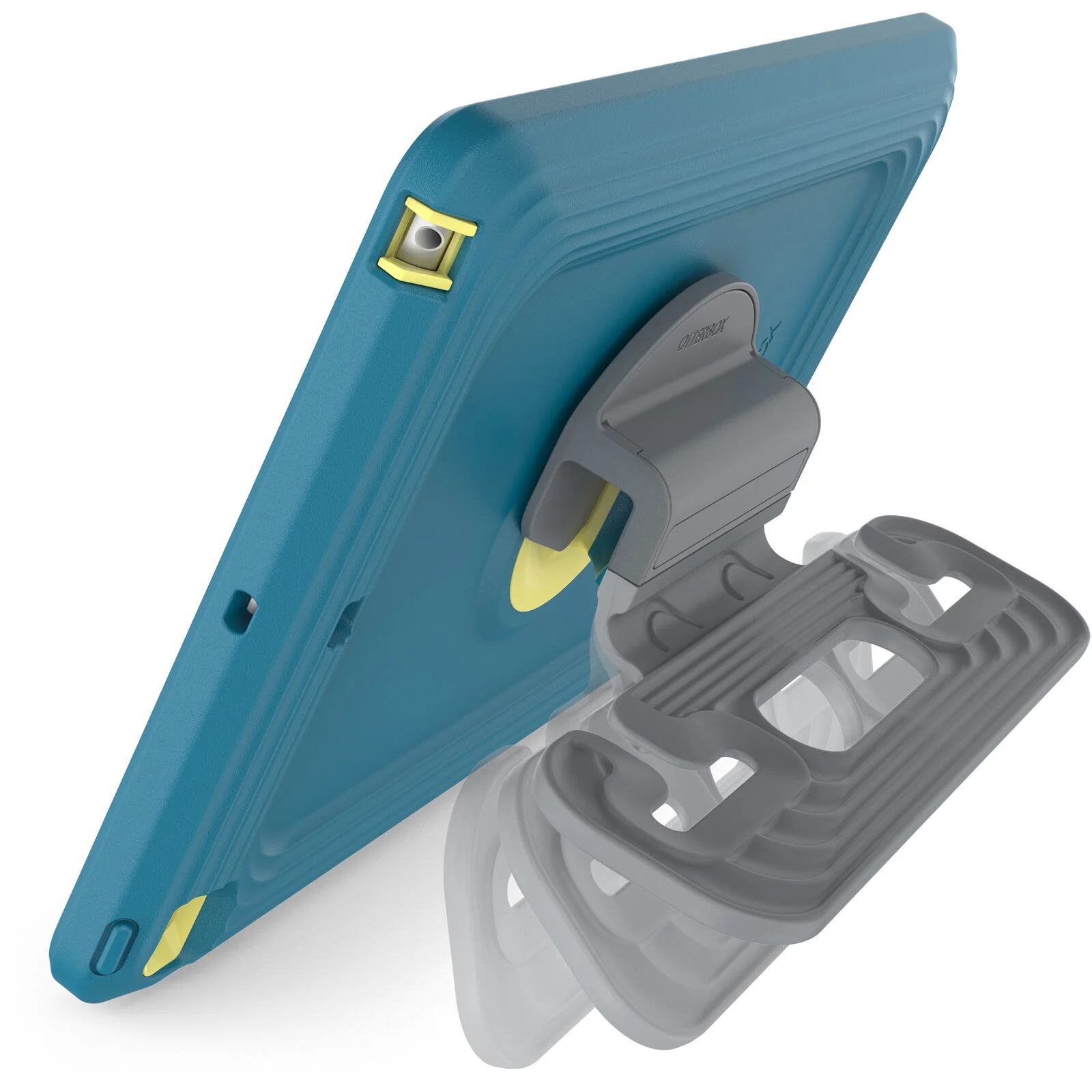 OtterBox EasyGrab Kids Tough Case iPad 9th / 8th / 7th Gen 10.2 inch - Galaxy Runner Blue - Image 4