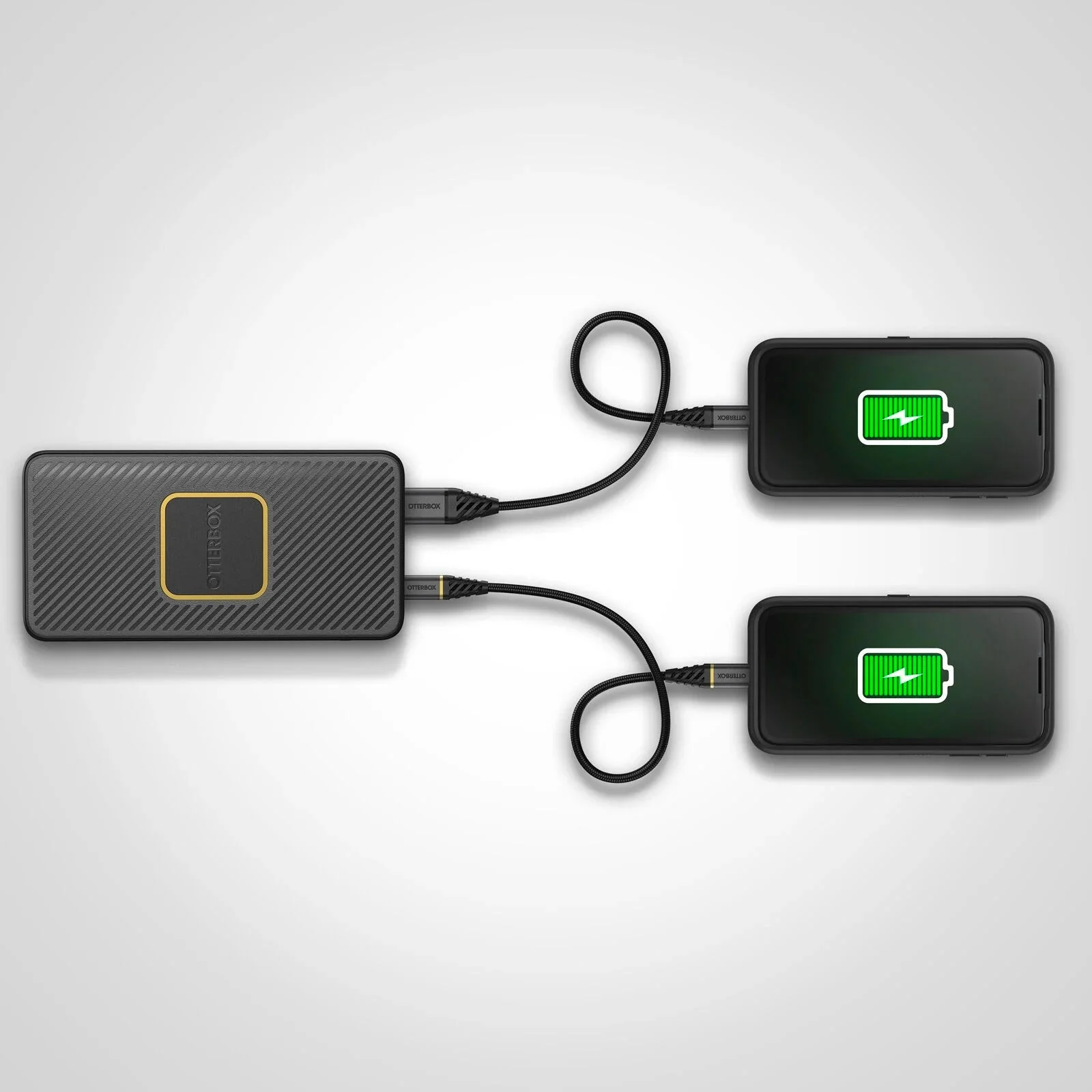 Otterbox Fast Charge Power Bank Wireless QI & USB-C & USB A 10K mAh Black - Image 3