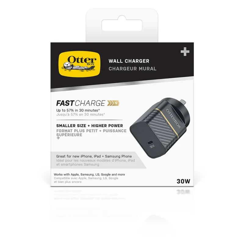 Otterbox Fast Charge USB-C Wall Charger (AU) 30W - Black - Image 5