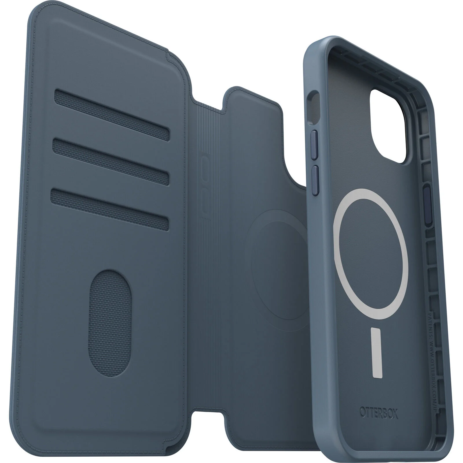 Otterbox Folio for MagSafe iPhone 14 Plus 6.7 inch Blue (NO CASE) - Image 3