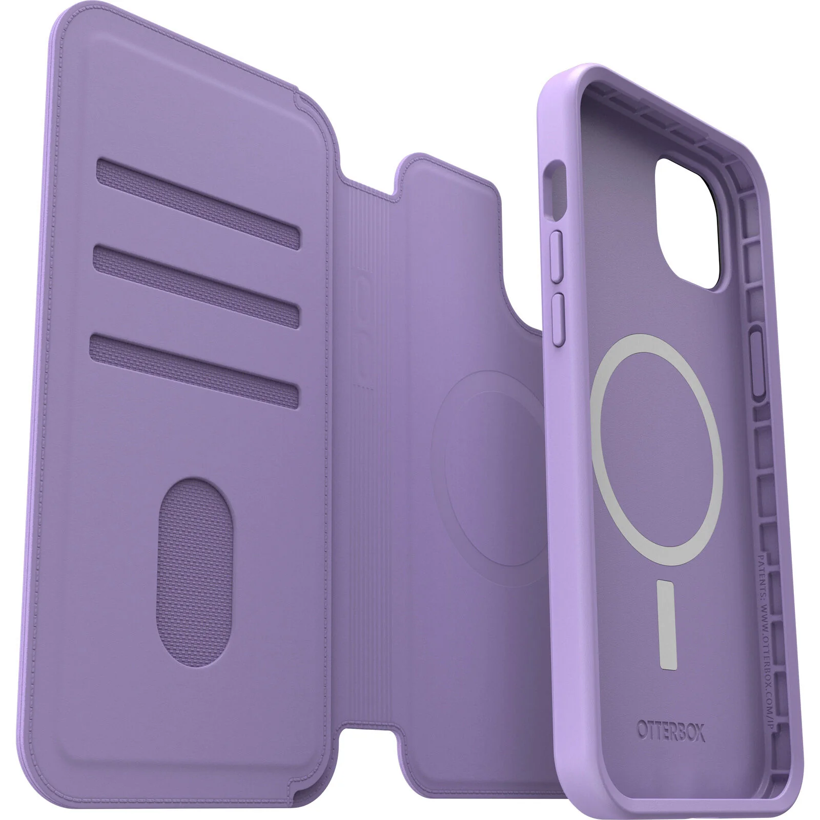 Otterbox Folio for MagSafe iPhone 14 Plus 6.7 inch Lilac Purple (NO CASE) - Image 3