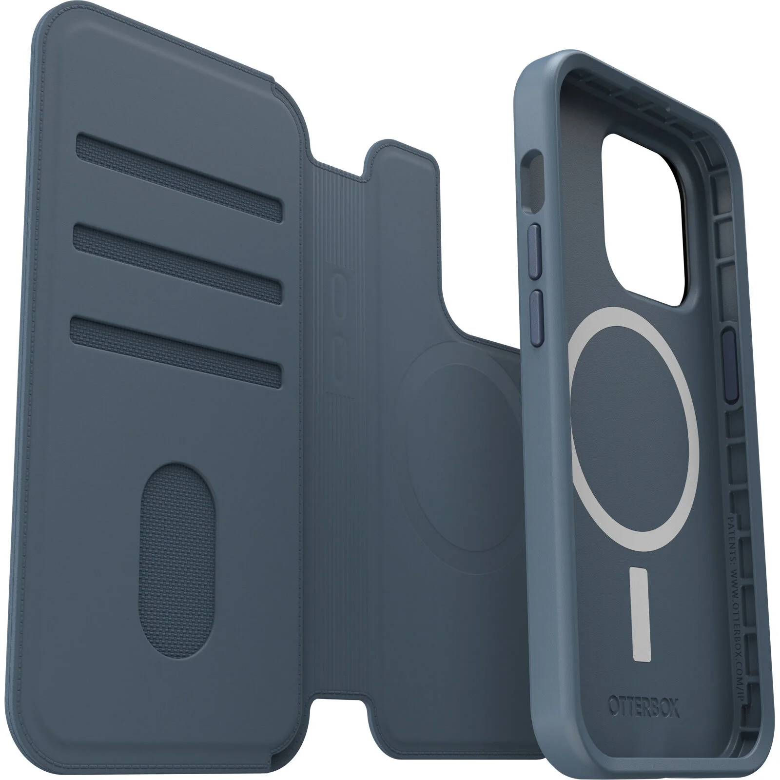 Otterbox Folio for MagSafe iPhone 14 Pro 6.1 inch Blue (NO CASE) - Image 3
