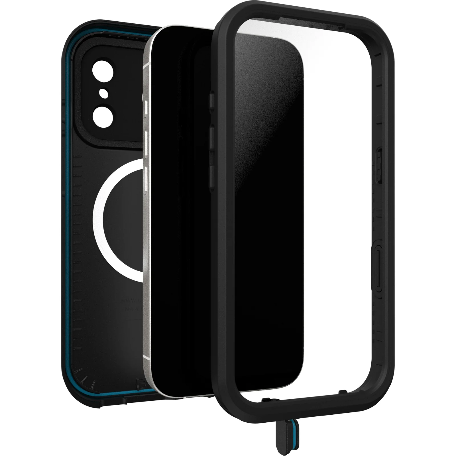 OtterBox FRE MagSafe Waterproof Case & Camera Control Button iPhone 17 Pro – Black - Image 4