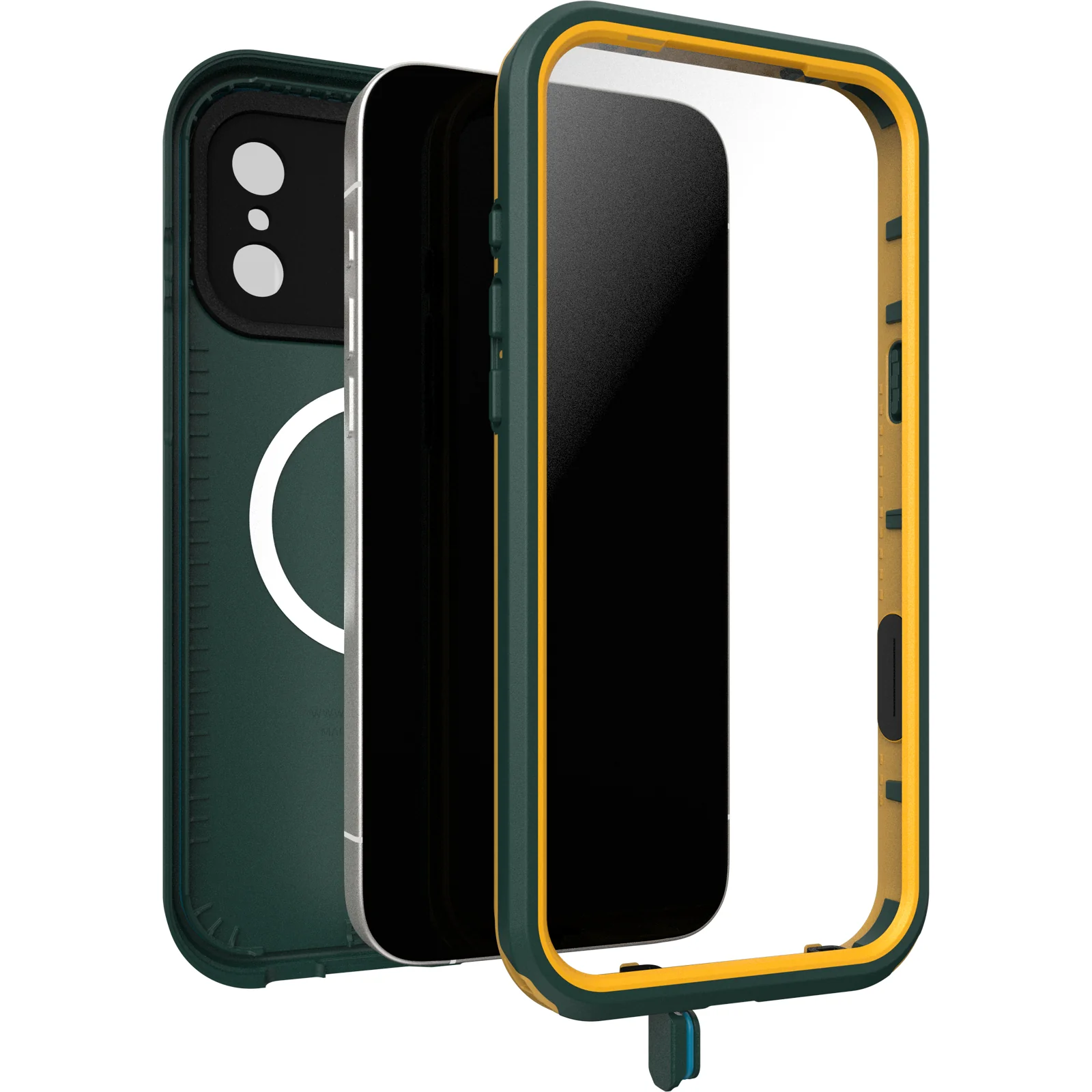 OtterBox FRE MagSafe Waterproof Case & Camera Control Button iPhone 17 Pro Max – Submerge Green - Image 4