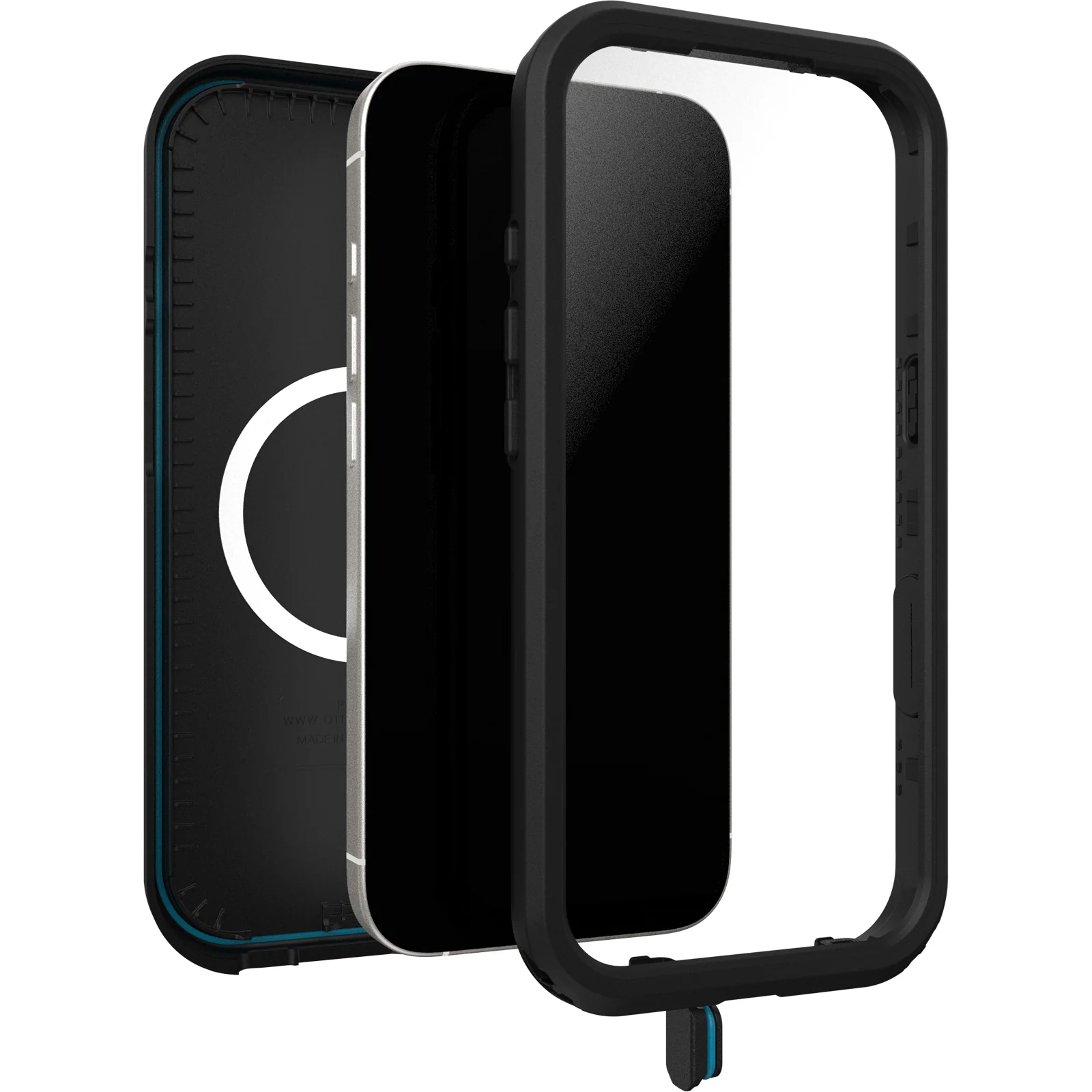 OtterBox FRE MagSafe Waterproof Case & Camera Control Button iPhone 17 Standard – Black - Image 4