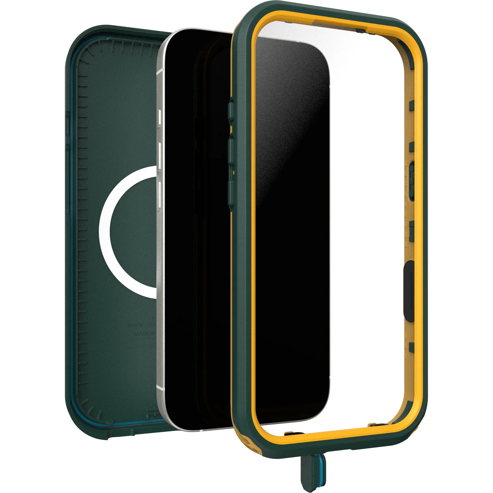 OtterBox FRE MagSafe Waterproof Case &  Camera Control Button iPhone 17 Standard – Submerge Green - Image 4