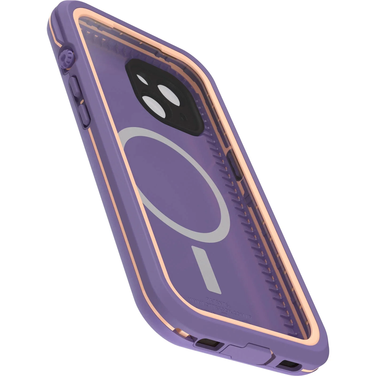 Otterbox (Lifeproof) FRE MagSafe Waterproof Case for iPhone 15 - Plum Purple - Image 3