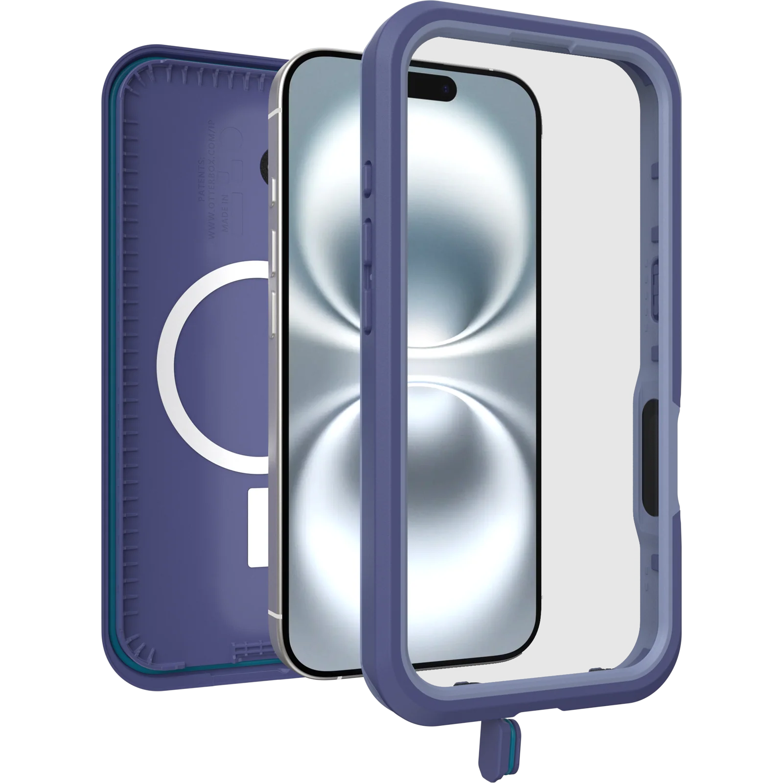 OtterBox FRE Waterproof MagSafe Case iPhone 16 Standard 6.1 Case - Denver Dusk Purple - Image 4