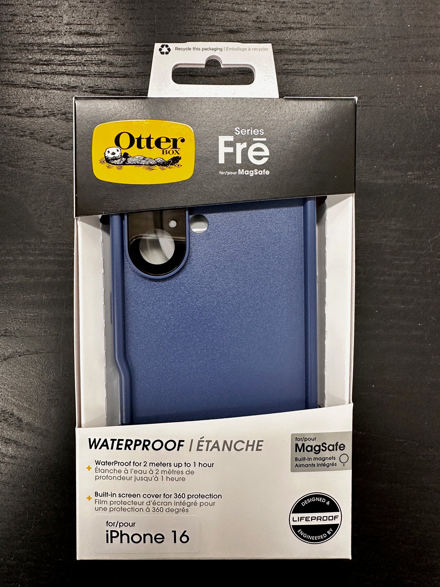OtterBox FRE Waterproof MagSafe Case iPhone 16 Standard 6.1 Case - Denver Dusk Purple - Image 6