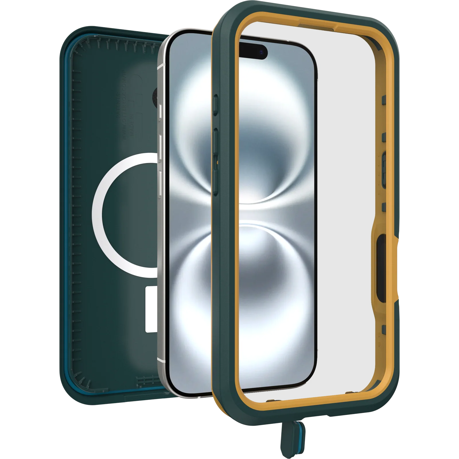 OtterBox FRE Waterproof MagSafe Case iPhone 16 Standard 6.1 Case - Green - Image 4
