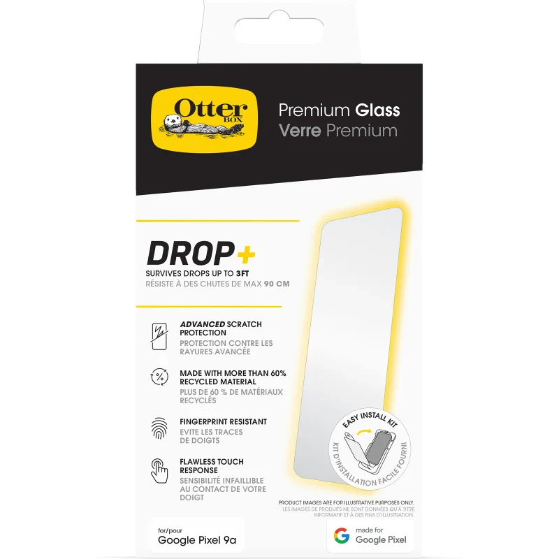 Otterbox Glass Screen Protector for Pixel 9a - Clear - Image 4