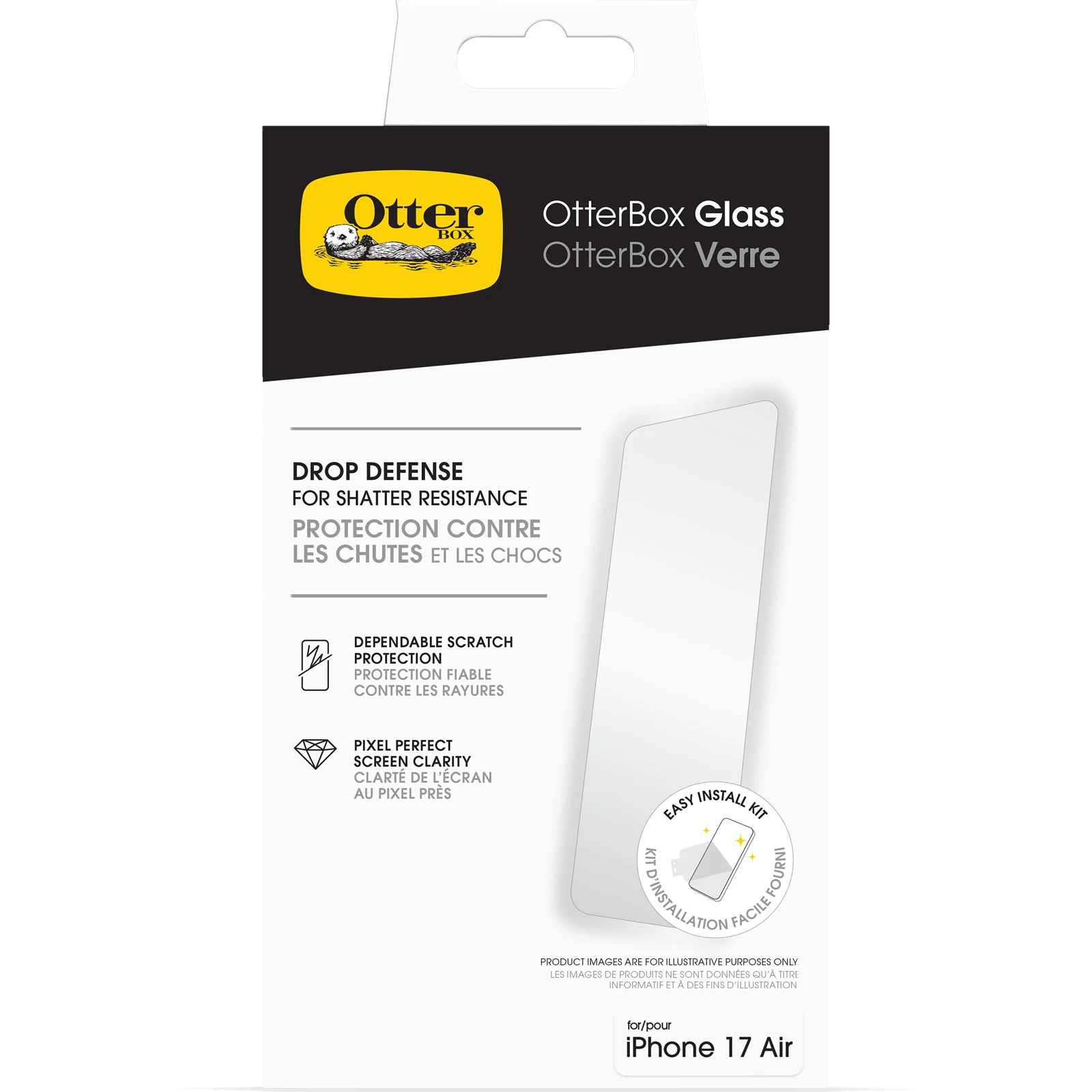 OtterBox Glass Screen Protector for iPhone 17 Air – Tempered Glass - Image 4