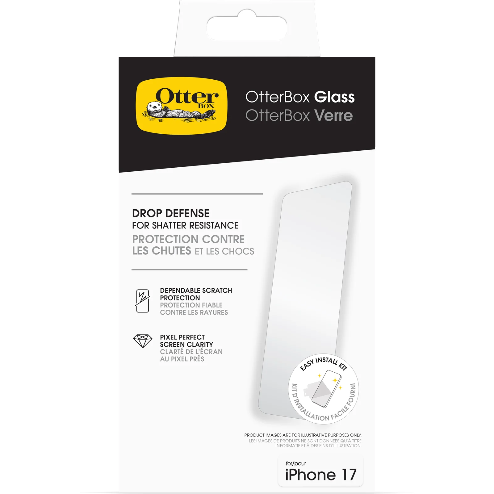 OtterBox Glass Screen Protector for iPhone 17 Standard – Tempered Glass - Image 4