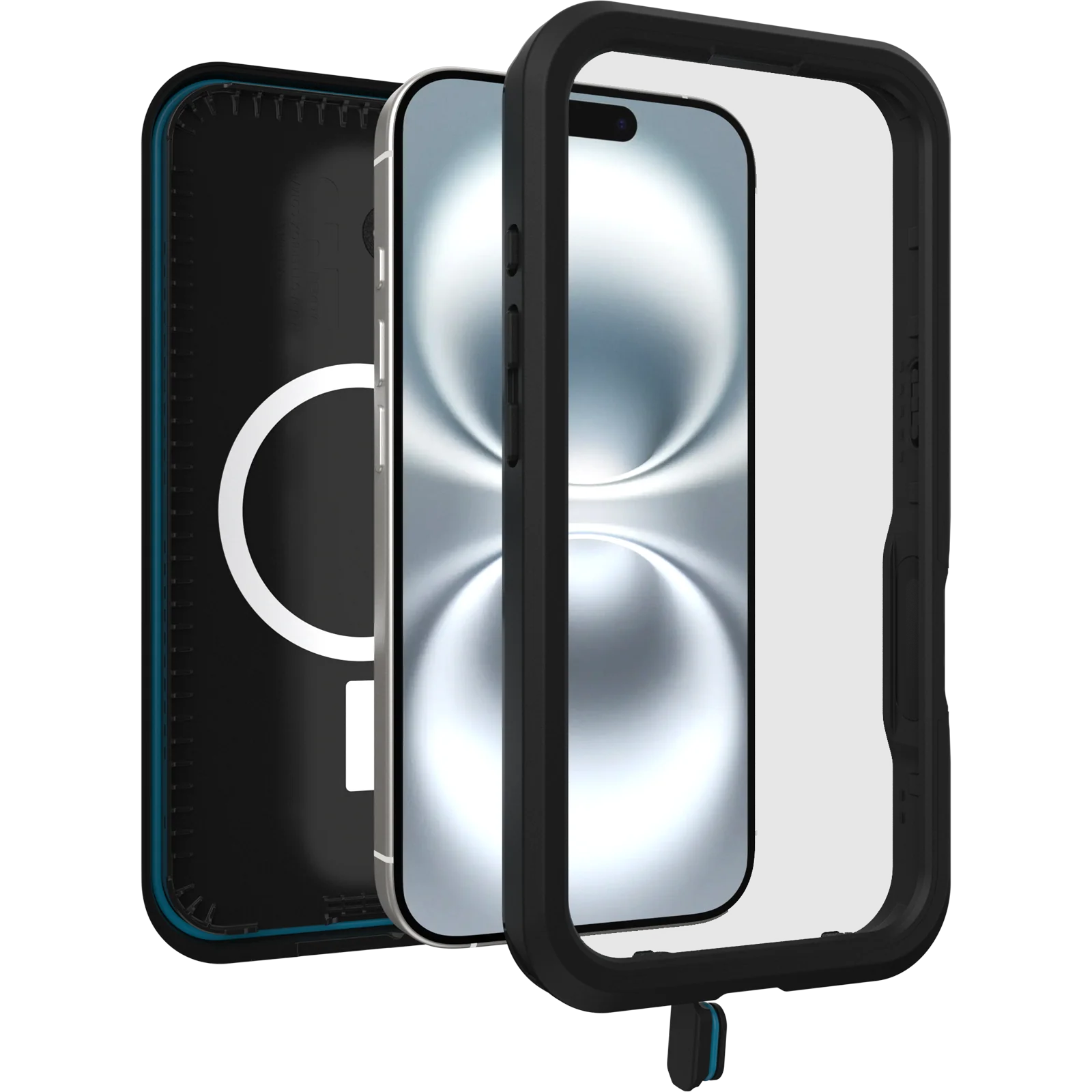 Otterbox (Lifeproof) FRE MagSafe Waterproof Case for iPhone 16 Standard - Black - Image 2